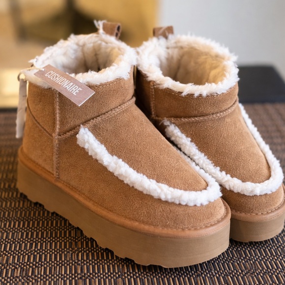 Shoes - Women’s Chestnut Mini Platform Suede Boots – Size 7 – Brand New